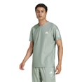 thumbnail image 1 of Adidas Own The Run - Camiseta para Hombre, Plateado, Verde (Silver Green), Small, 1 of 5
