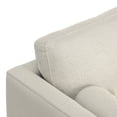 thumbnail image 6 of Simpli Home Morrison 89 inch Wide Mid-Century Modern Sofa in Cream White Woven-Blend Fabric, 6 of 11