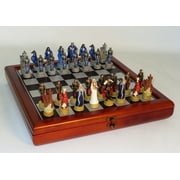 King Arthur Resin Chess Set with Chest