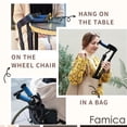 thumbnail image 5 of Muletas Famica FlexiCrutch para adultos (1 unidad, puño abierto) - Ganadora del premio Red Dot Design Award, ayuda portátil para la movilidad de personas mayores, posoperatorias, recuperación de lesio, 5 of 5