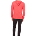 thumbnail image 2 of Gravity Threads Men's Long Sleeve Hoodie Shirt, Heather Red L, 2 of 5