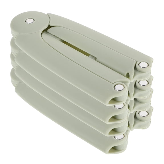 WORGEOUS 4-Pack Portable Foldable Travel Hangers, Space-Saving Telescopic Clothes Hanger for Camping, Cruise, Drying Clothes and Towels