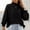 Black, variant on TIMIFIS Womens Fall Fashion Women's Long Sleeve V-Neck Stripes Casual Blouses Button Down Shirt Tops Business Casual Outfits For Women