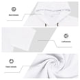 thumbnail image 5 of Men's 2 Piece Hooded Short Sleeve Shirt And Long Pants Set, Linen Textured Casual Outfit With Chest Pocket, Breathable Summer Beach Wear For Vacation And Loungewear,White,M, 5 of 6