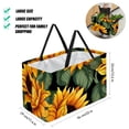 thumbnail image 2 of Sunflower seamless printing Versatile Oxford Cloth Reusable Storage Box - Foldable, Large Capacity Beach Bag, Shopping Bag, and Decorative Box, 2 of 7