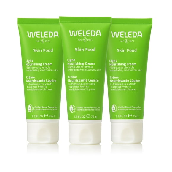 Crema hidratante Weleda Skin Food Light, paquete de 3
