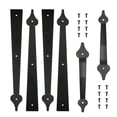 thumbnail image 4 of simhoa 6 Pièces Poignée de Garage Noir Quincaillerie de Porte de Garage pour Armoire de Porte Intérieure, 4 of 8