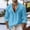 Sky Blue, variant on YTCAMLO 100%Cotton Men's Long Sleeve Shirt, Summer Casual Button Down Business Dress Shirts, Stretch Band Collar Textured Shirts
