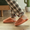 thumbnail image 3 of Corduroy House Slippers Home Bedroom Slide Slipper Shoes Comfy Winter Thermal Warm Slip on Shoe Trendy Gift Slippers, 3 of 6