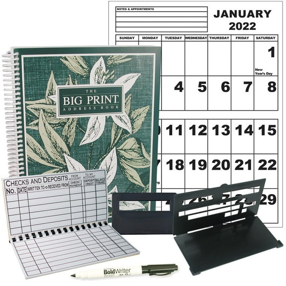Low-Vision Personal Organization Toolkit- MaxiAids Bundle