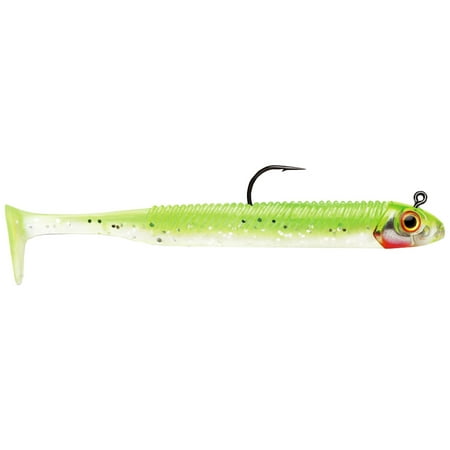 UPC: 0039984176944 | Storm 360GT Searchbait Minnow 4.5 Fishing Lure 1/4 oz Chartreuse Ice 1 Rigged/2 Bodies