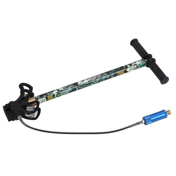 Air Rifle Stirrup Pumps, Camouflage PCP Hand Pump With Oil Moisture Filter For Hunting
