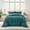Emerald Green, variant on BrylaneHome Bedding Lightweight All Season Georgia Chenille Bedspread Ultra-Soft 100% Cotton with Medallion Pattern