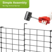 19-Panel Square 20ft Connecting Garden Fence ، 19x13 لكل منهما