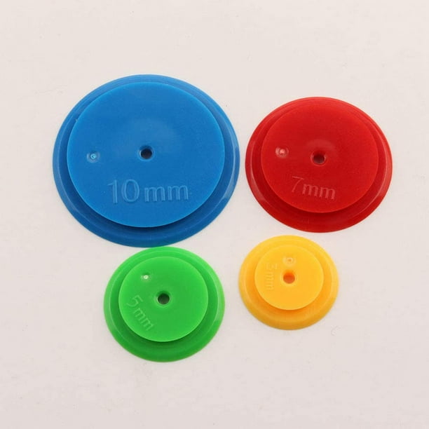 3PCS Plastic Handle Tracing Wheel Craft Sewing Tool, Random Color