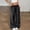Black, variant on LEBONYARD Wide Leg Yoga Pants for Women,Women's Plaid Printed Elastic Waist Straight Casual Wide Leg Pants Black S