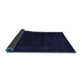 thumbnail image 2 of Ahgly Company Indoor Round Abstract Blue Contemporary Area Rugs, 3' Round, 2 of 4