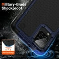 thumbnail image 6 of LeYi for Samsung Galaxy A12 5G Case, 4 Corners with Airbags, with 2 Pack Screen Protector, Blue, 6 of 8