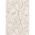 thumbnail image 2 of Idea4wall 2pcs Delicate Blossom Elegant Floral Soft Beige and Gray Tones Wall Murals, Removable Self-Adhesive Stick Wallpaper Large Wall Stickers for Home Decorative, 48"x120", 2 of 5
