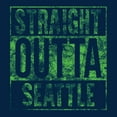 thumbnail image 5 of UGP Campus Apparel Straight Outta Seattle Long Sleeve T-Shirt - X-Large - Navy, 5 of 6