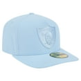 thumbnail image 3 of Men's New Era Light Blue Las Vegas Raiders Color Pack A-Frame 59FIFTY Fitted Hat, 3 of 6