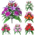 thumbnail image 3 of Guanhe Artificial Rose 18 Bouquet for Wedding Bride Shower Blessing Gift Home Decoration Faux Flower Christmas Gifts for Women, 3 of 3