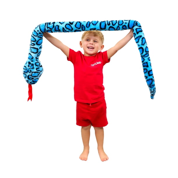 Toyland Serpiente Gigante De Peluche De Dos Tonos De 170 Cm (5,5 Pies) - 5 Diseños Surtidos - Peluches para Niños