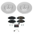 thumbnail image 2 of Power Stop Front Euro-Stop ECE-R90 Certified Brake Pad and Rotor Kit ESK7082 Fits 2015 Audi A3, 2 of 3