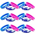 thumbnail image 2 of 25 pulseras de silicona con forma de tiburón para fiestas, regalos creativos, recuerdos de cumpleaños para niños., 2 of 5