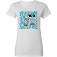thumbnail image 3 of Inktastic 100 Days of School Stars in Blue Women's T-Shirt, 3 of 5