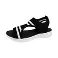 thumbnail image 2 of Willtoo Womens Mesh Walking Sandals Open-Toe Summer Hollow Out Breathable Athletic Sandals Beach Casual Loose Outdoor Shoes, 2 of 6