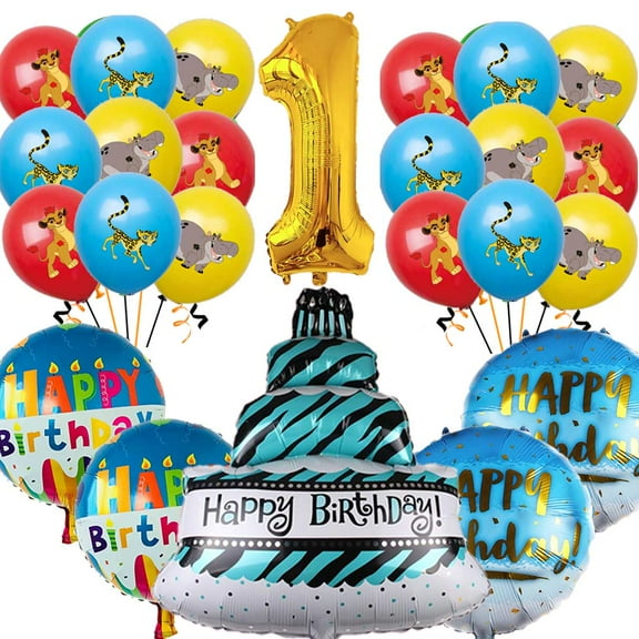 Lion Guard Balloons Party Supplies 1st Big Number Decorations Decor Kit Birthday