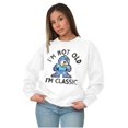 thumbnail image 4 of Mega Man Not Old I'm Classic Cartoon Unisex Plus Size Sweatshirt Brisco Brands 5X, 4 of 5
