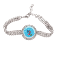 thumbnail image 1 of Musical Mark Notation Tennis Chain Anklet Bracelet Diamond Jewelry, 1 of 3