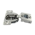 Blum 38N Series Silver Metal 105-degree Compact 5/8-inch Overlay ...