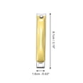 thumbnail image 4 of Unique Bargains Durable Water Ripple Nail Clippers 1 Pc Gold Tone, 4 of 6