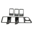 thumbnail image 4 of Lift Switch Cover Window Switch Cover Window Lift Button Cover 4Pcs Right Hand Drive Window Lift Switch Panel Decoration Cover Replacement Fit For Harrier Venza XU80 2020 2021 Noir, 4 of 8