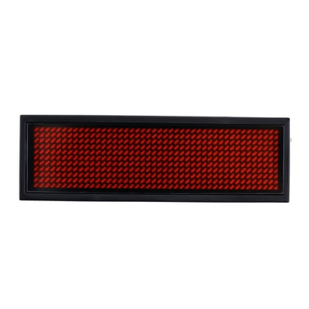 

Fyydes Led Name Badge Name Badges Red Digital Display 8 Levels Of Speed Adjustment Station Airport Shopping Malls Hotels Banks Restaurants Cafes