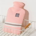 thumbnail image 5 of Yirtree Hot Water Bottle with Knitted Cloth Cover - 1000ml/2000ml Classic Hot Water Bag for Pain Relief, Neck and Shoulders, Feet Warmer, Menstrual Cramps, Hot and Cold Therapy, 5 of 8
