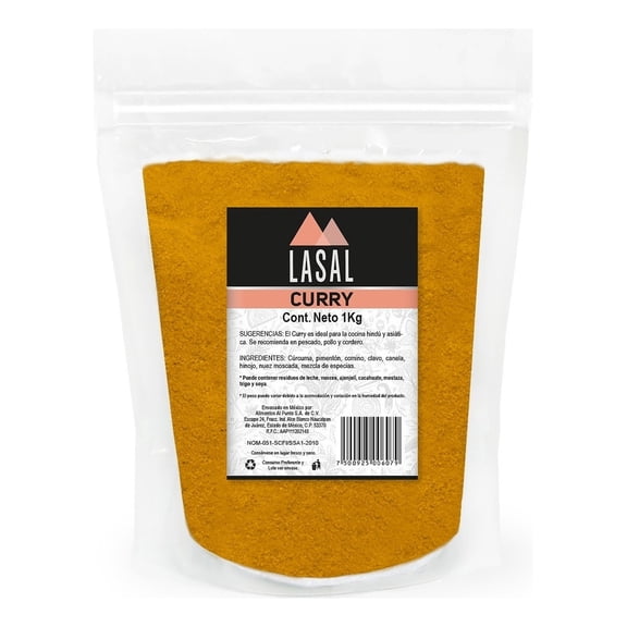 Curry 1 Kilogramo Bolsa Resellable