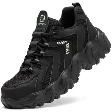 

Tanleewa Men s Steel Toe Work Shoes Lightweight Breathable Safety Shoe Size Men10/Women11