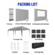 thumbnail image 5 of Yeshouse Carpa plegable para fiestas al aire libre, playa, camping y jardín | Impermeable, con protección UV y bolsa de transporte incluida: ¡Manténte fresco y protegido!, 5 of 7