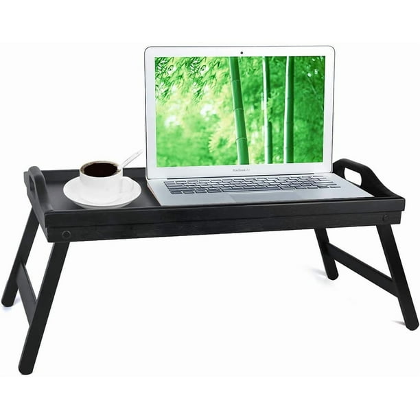 Mesa con bandeja Artmeer de madera para servir el desayuno en la cama