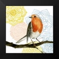 thumbnail image 2 of Popp, Grace 15x15 Black Modern Framed Museum Art Print Titled - Mandala Bird IV, 2 of 5