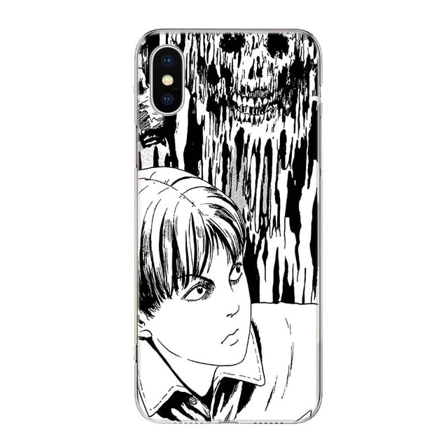 Junji Ito-funda de teléfono con diseño de Terror para iPhone, carcasa con diseño de Terror, para modelos 11, 14 Pro Max, 13, 12 Mini, 6 X, 8, 6S, 7 Plus, XS + XR, 5S, SE Fivean unisex