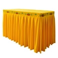 thumbnail image 4 of flameer Buddhist Tablecloth Lotus Flower Design Rectangular Oriental Soft Buddhist Table Light Yellow Flowers, 4 of 8