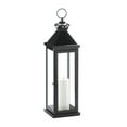 thumbnail image 2 of Gallery of Light 10019025 Large Lantern, Glossy Black, 2 of 2