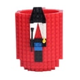 thumbnail image 1 of Tasses Blocs de Construction, Jouet Amusant Multifonctionnel Lavable à la Main, Mug en Brique pour Fête pour Enfants Rouge, 1 of 8