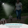 thumbnail image 4 of VIVAGLORY Dog Leash, Heavy Duty Rope Lead with Padded Handle, Reflective, Small, Black, 4 ft, 4 of 6