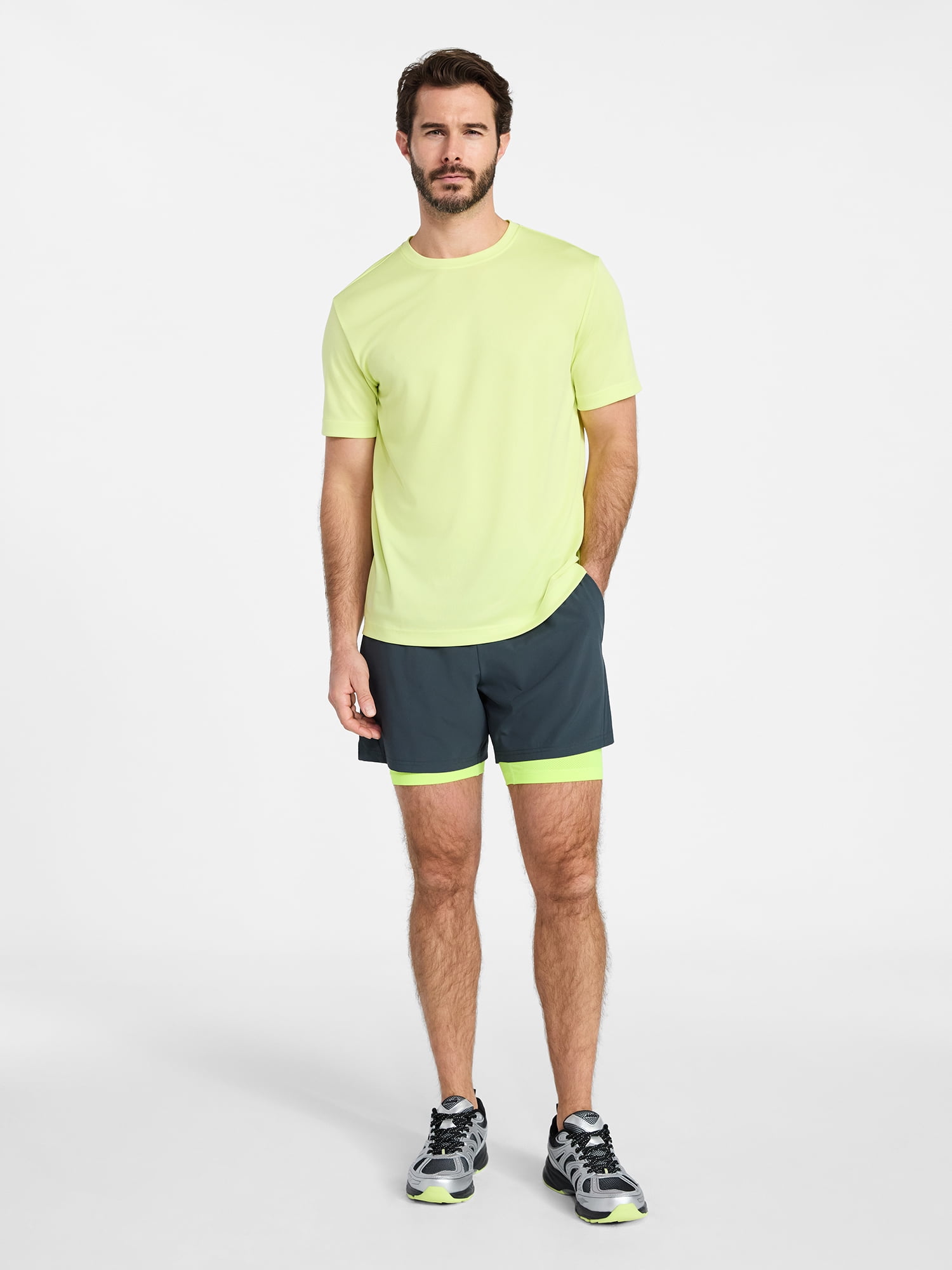 Athletic Works Men's and Big Men's Core Active Tee with Short Sleeves, Sizes XS-4XLT